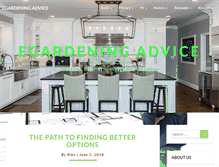 Tablet Screenshot of egardeningadvice.com